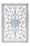 Tapis persan - Nain - 137 x 90 cm - crème