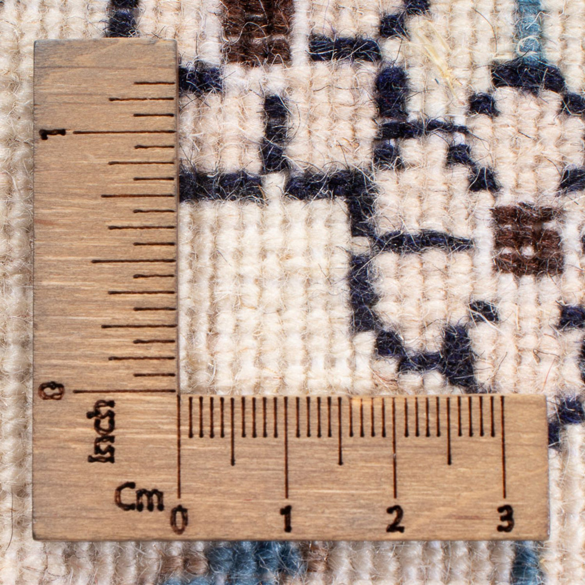 Tapis persan - Nain - 137 x 90 cm - crème