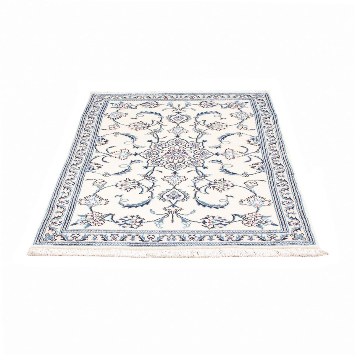Tapis persan - Nain - 138 x 90 cm - crème
