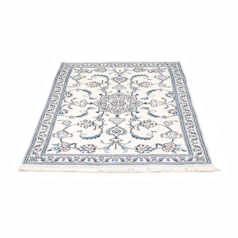 Tapis persan - Nain - 138 x 90 cm - crème