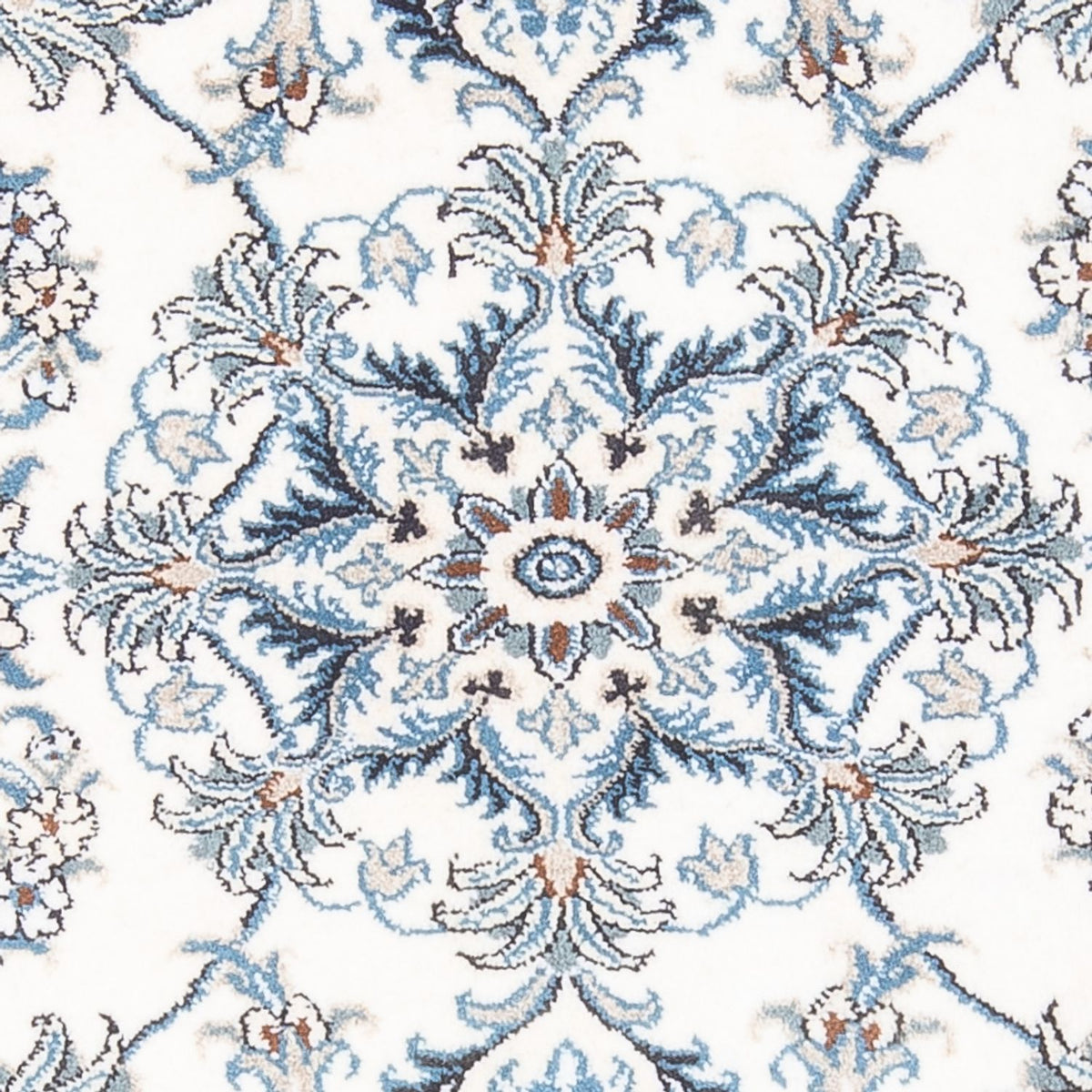 Tapis persan - Nain - 140 x 92 cm - crème