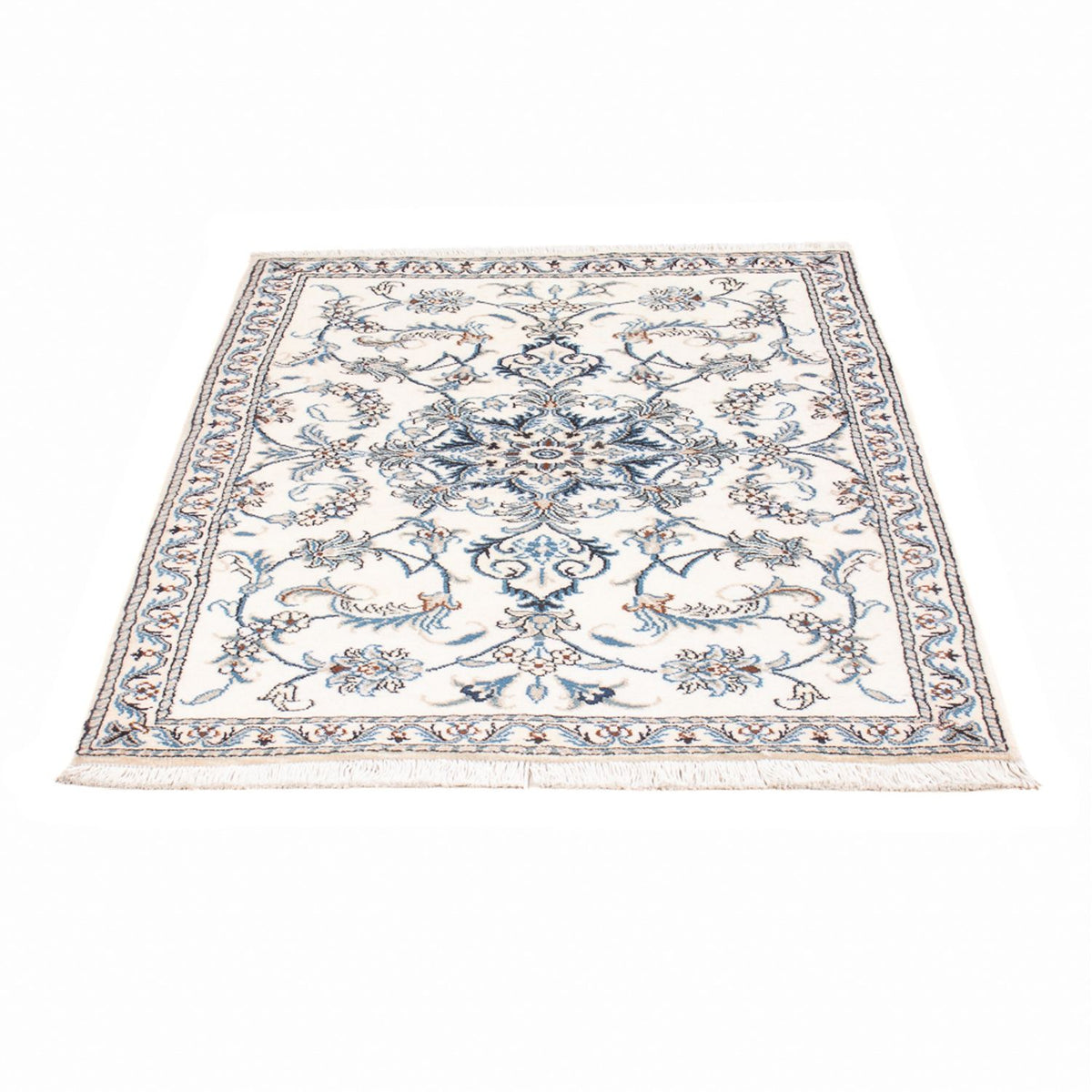 Tapis persan - Nain - 140 x 92 cm - crème
