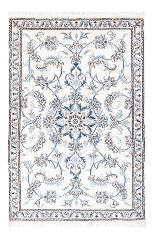 Tapis persan - Nain - 140 x 89 cm - crème
