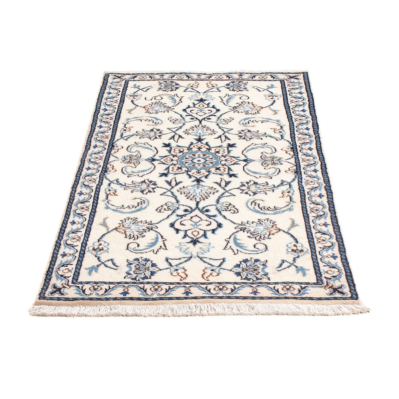 Tapis persan - Nain - 137 x 70 cm - crème