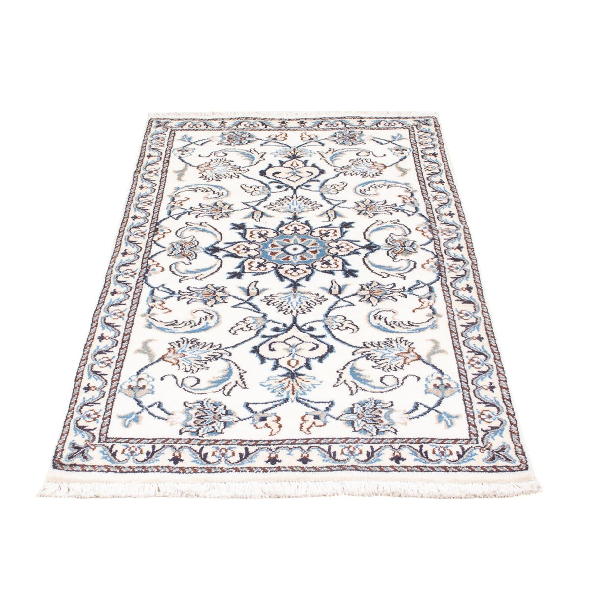 Tapis persan - Nain - 140 x 70 cm - crème
