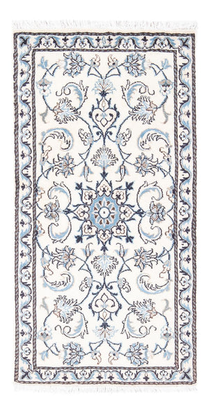 Tapis persan - Nain - 134 x 70 cm - crème