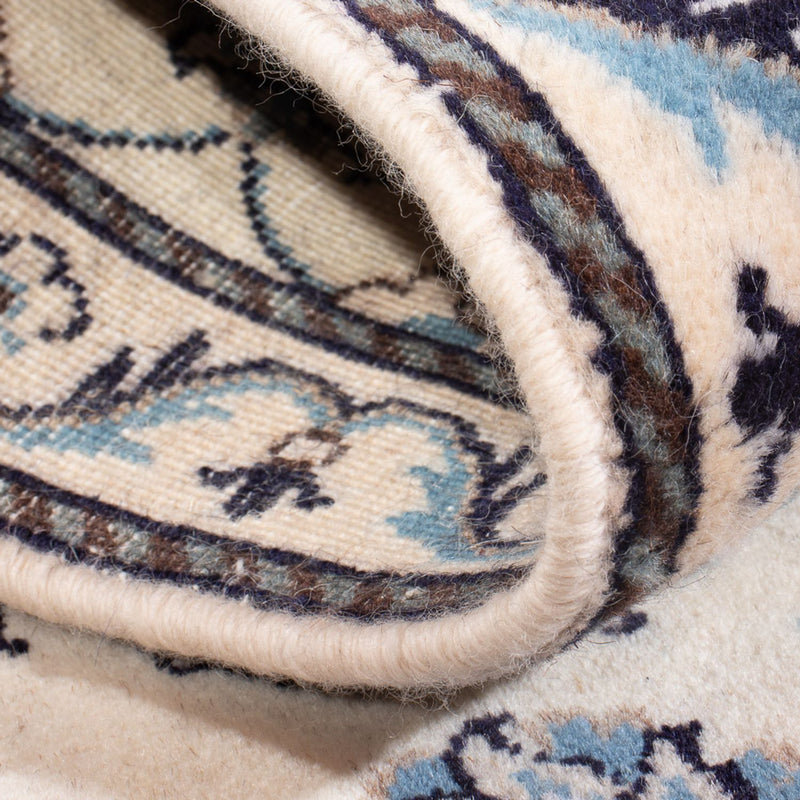 Tapis persan - Nain - 134 x 70 cm - crème