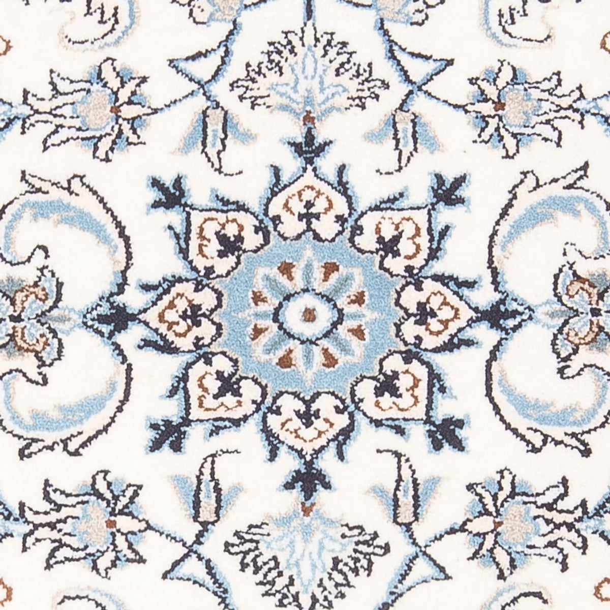Tapis persan - Nain - 130 x 74 cm - crème