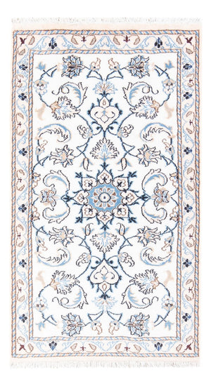 Tapis persan - Nain - 137 x 72 cm - crème