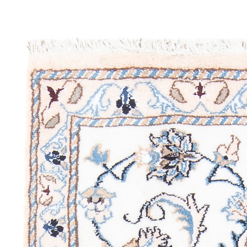 Tapis persan - Nain - 137 x 72 cm - crème