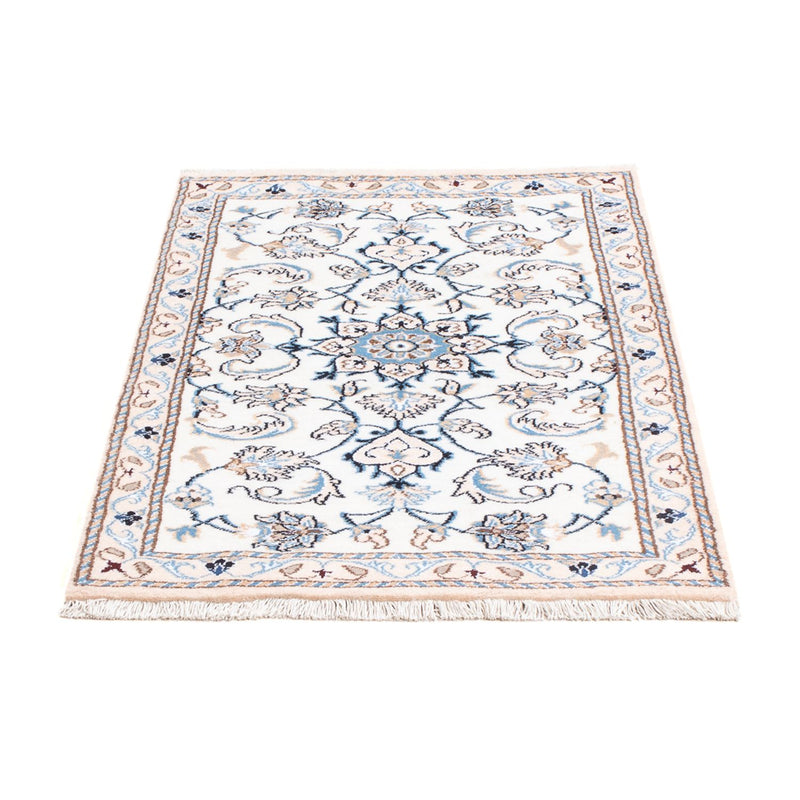 Tapis persan - Nain - 137 x 72 cm - crème
