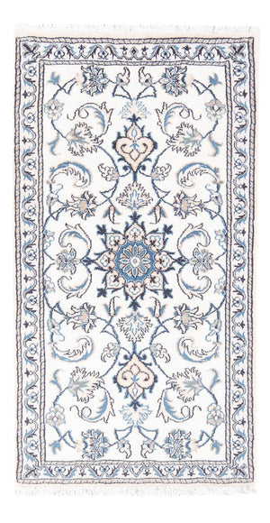 Tapis persan - Nain - 136 x 68 cm - crème
