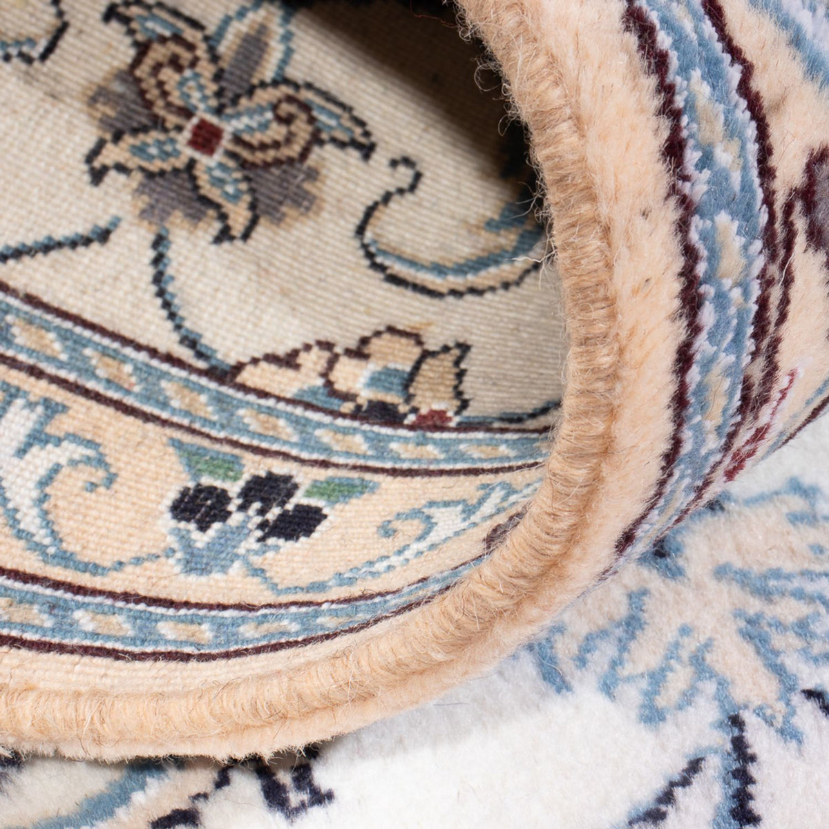 Tapis persan - Nain - 146 x 69 cm - crème