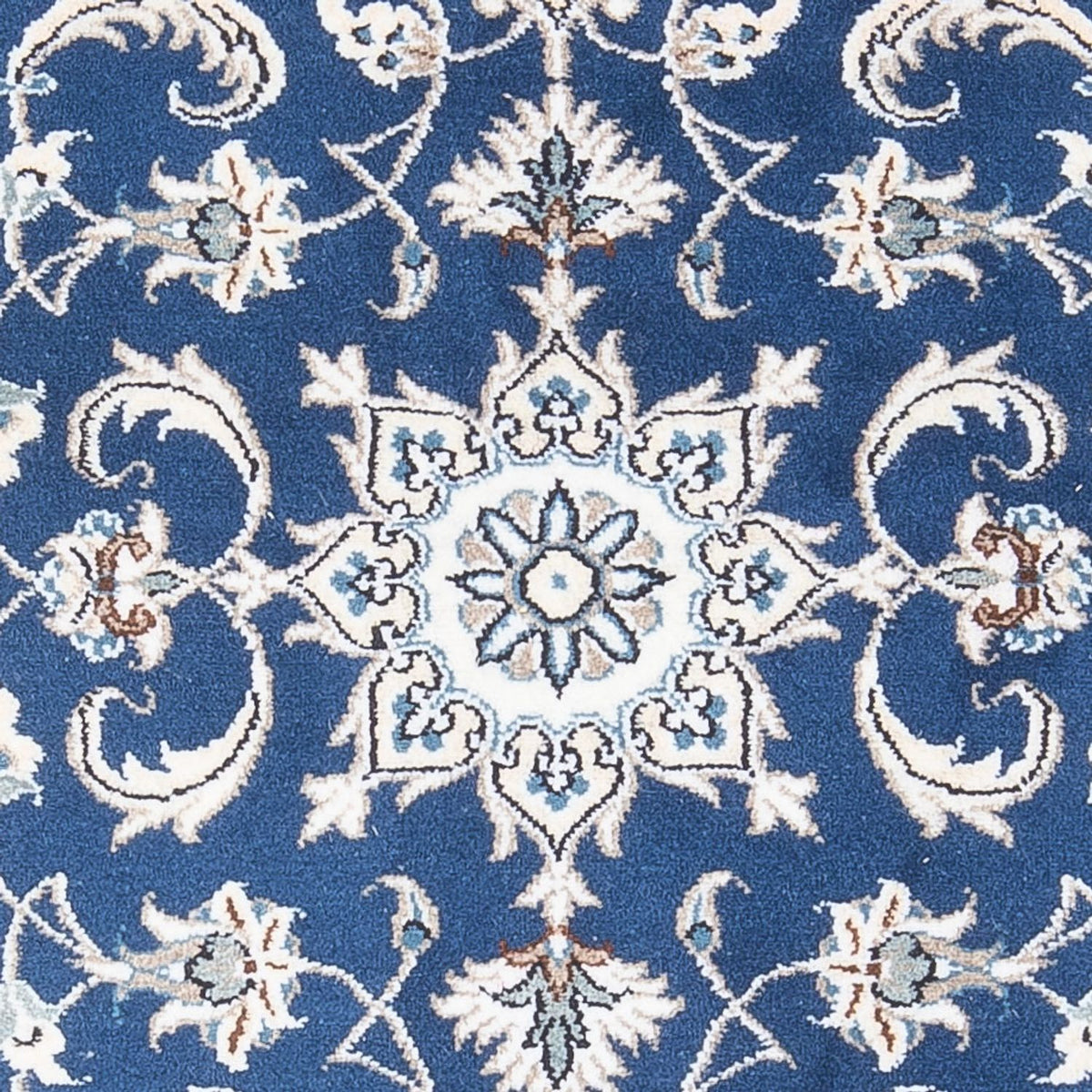 Tapis persan - Nain - 140 x 70 cm - bleu