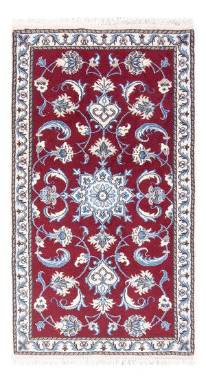 Tapis persan - Nain - 134 x 69 cm - rouge