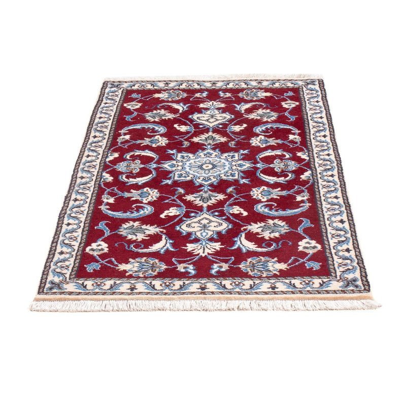 Tapis persan - Nain - 134 x 69 cm - rouge