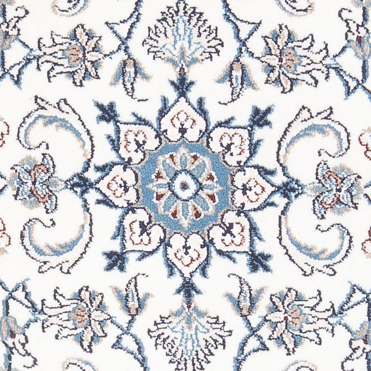 Tapis persan - Nain - 135 x 68 cm - crème