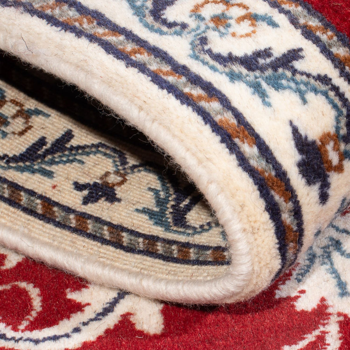 Tapis persan - Nain - 137 x 67 cm - rouge