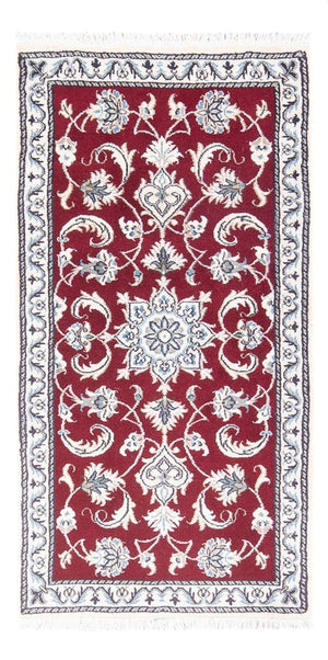 Tapis persan - Nain - 136 x 66 cm - rouge