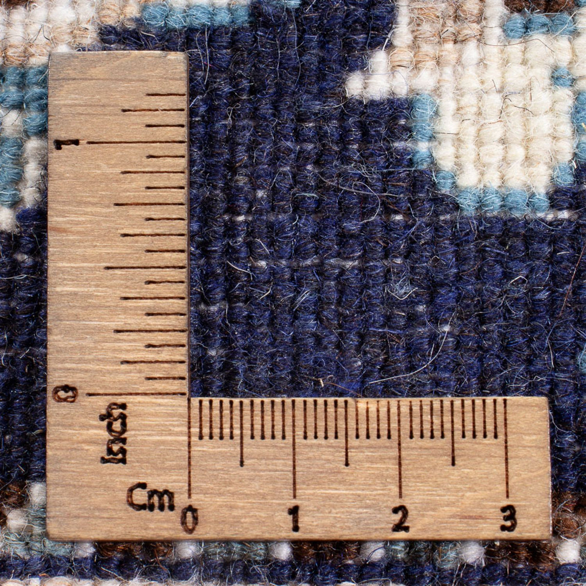 Tapis persan - Nain - 144 x 70 cm - bleu foncé