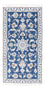 Tapis persan - Nain - 140 x 70 cm - bleu