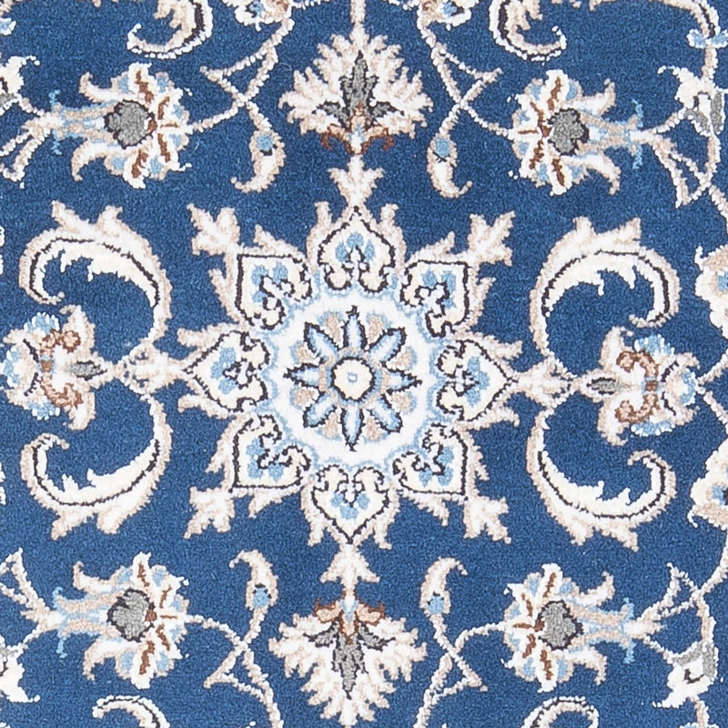Tapis persan - Nain - 140 x 70 cm - bleu
