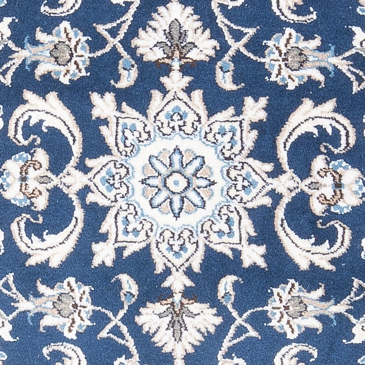 Tapis persan - Nain - 137 x 70 cm - bleu