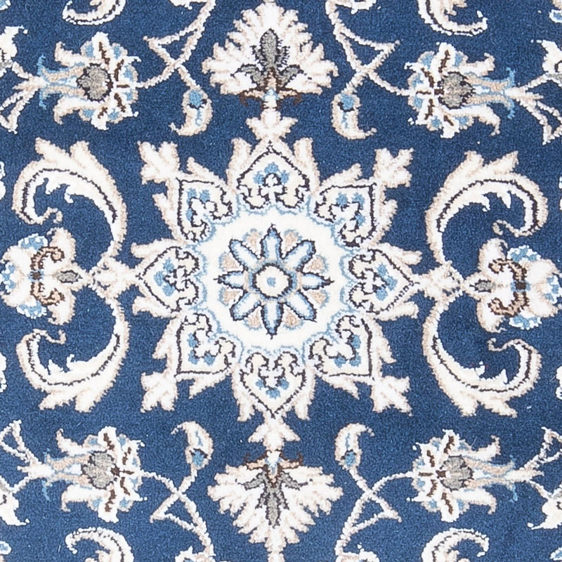 Tapis persan - Nain - 137 x 70 cm - bleu