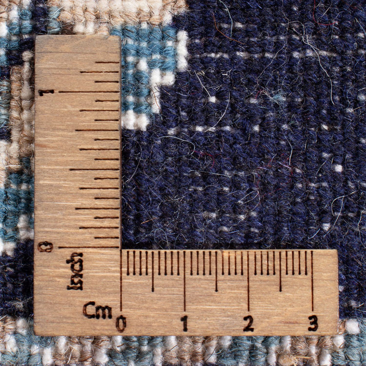 Tapis persan - Nain - 140 x 60 cm - bleu foncé