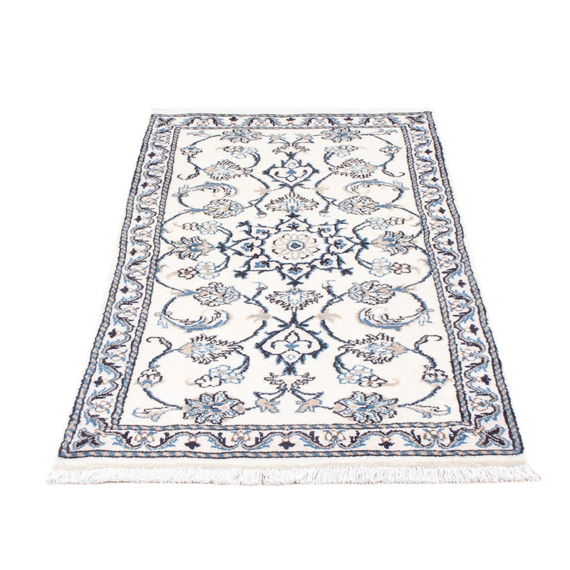Tapis persan - Nain - 141 x 67 cm - crème