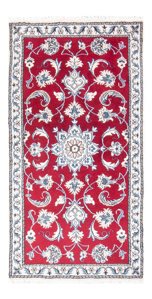 Tapis persan - Nain - 140 x 70 cm - rouge