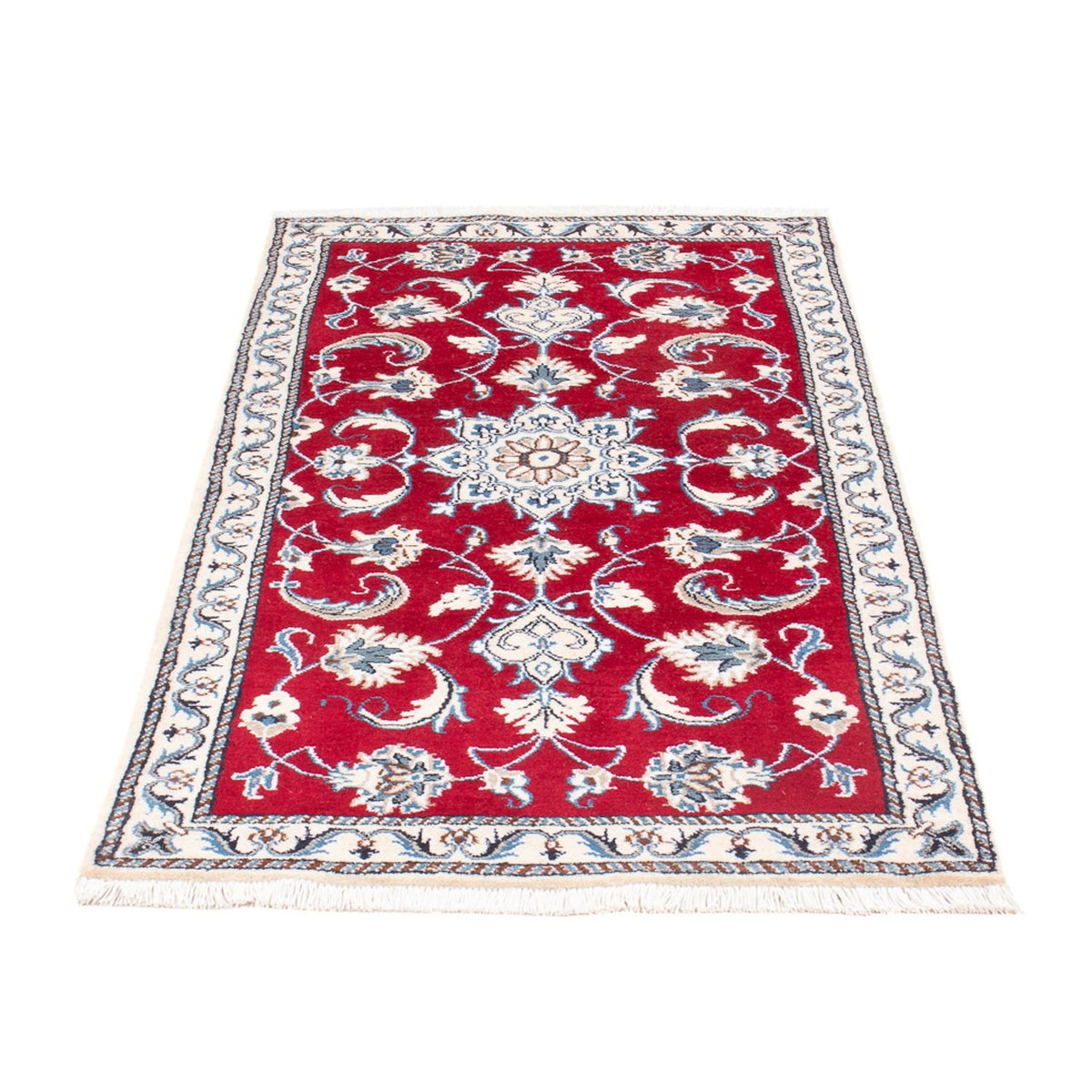 Tapis persan - Nain - 140 x 70 cm - rouge