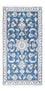 Tapis persan - Nain - 142 x 70 cm - bleu