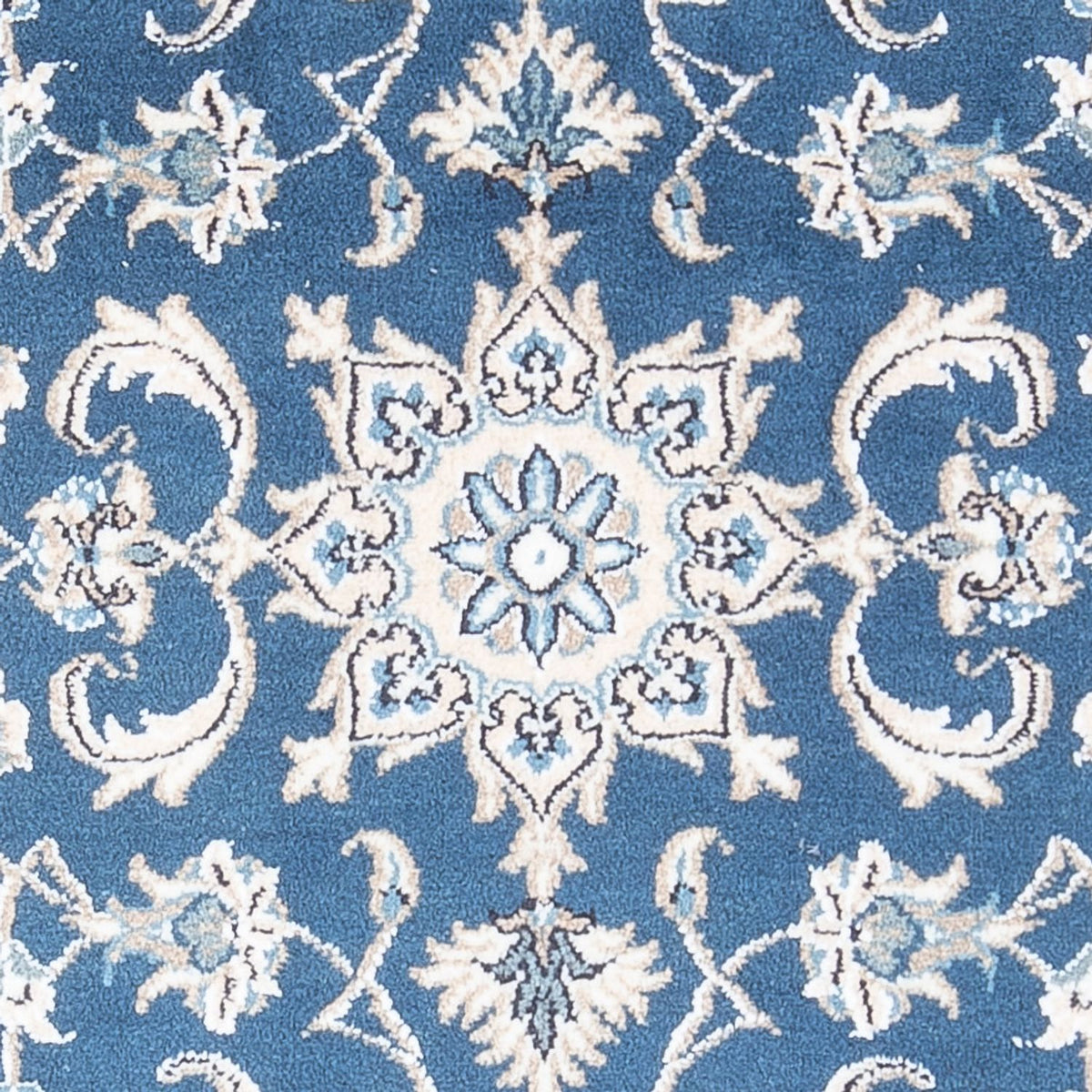 Tapis persan - Nain - 142 x 70 cm - bleu