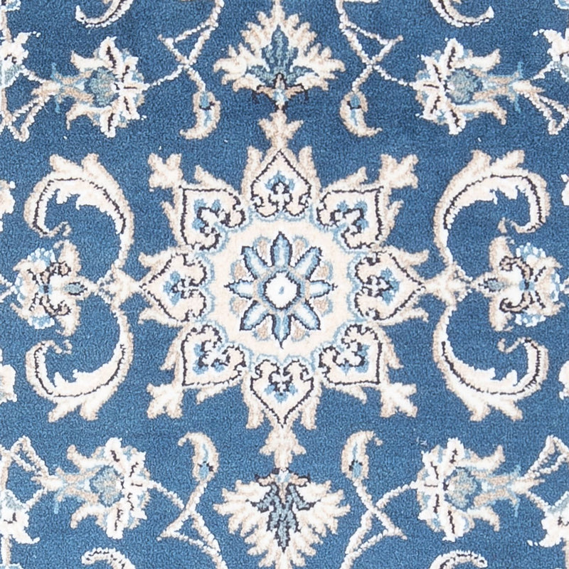 Tapis persan - Nain - 142 x 70 cm - bleu