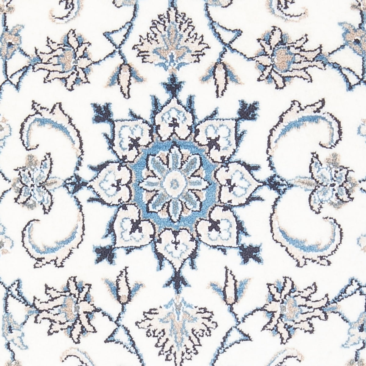 Tapis persan - Nain - 137 x 89 cm - crème