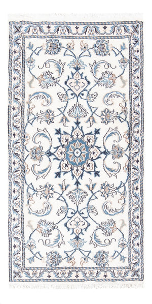 Tapis persan - Nain - 143 x 69 cm - crème
