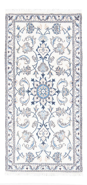 Tapis persan - Nain - 146 x 67 cm - crème