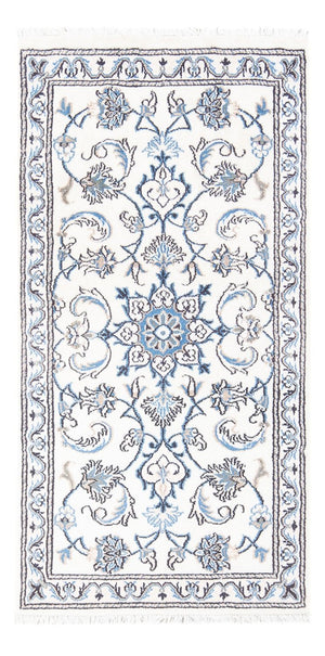 Tapis persan - Nain - 136 x 69 cm - crème