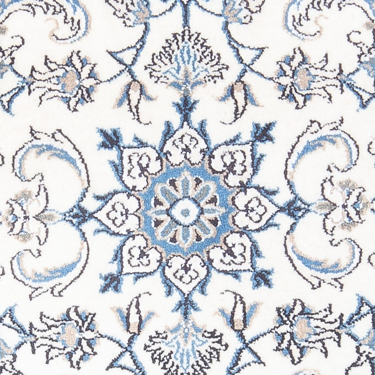 Tapis persan - Nain - 136 x 69 cm - crème