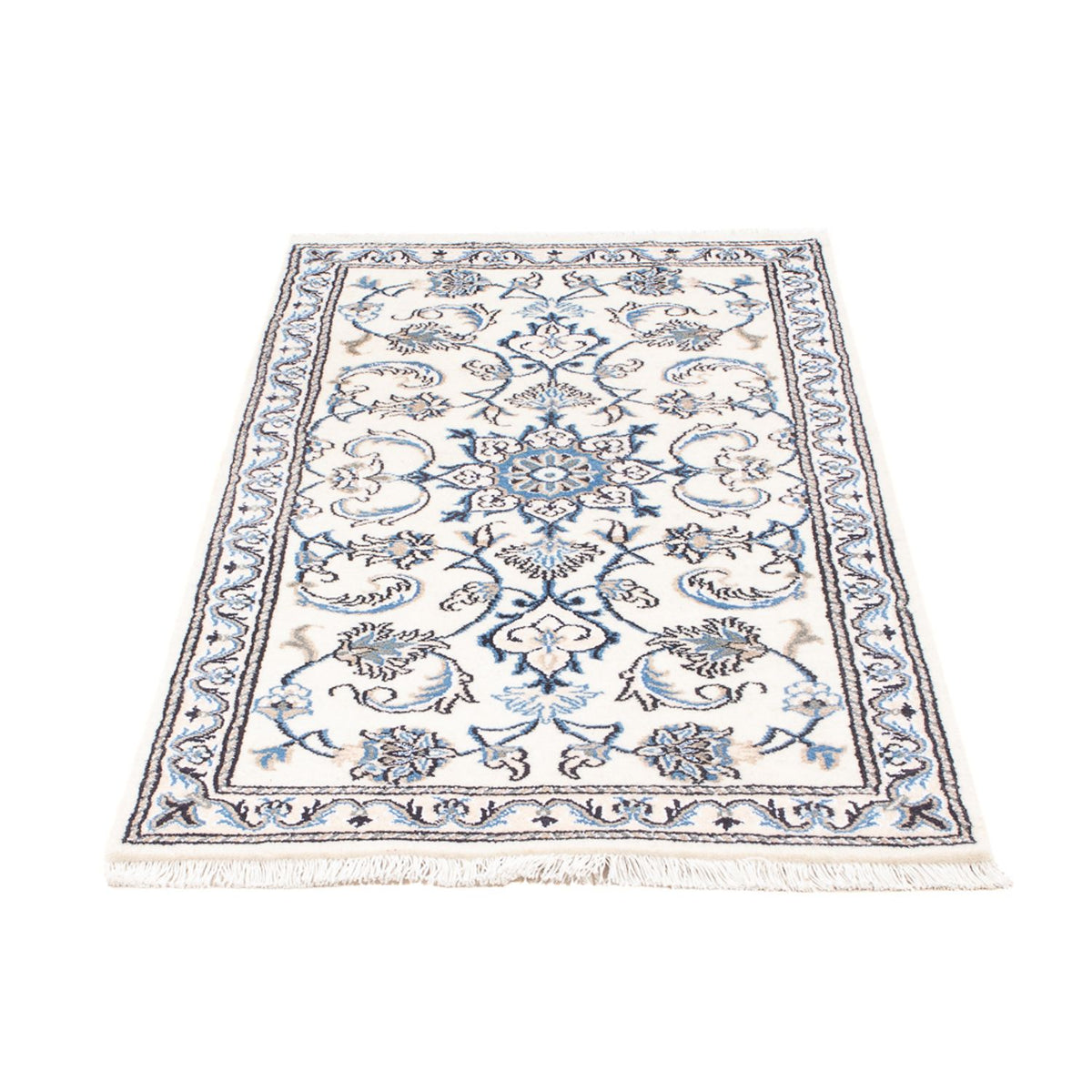 Tapis persan - Nain - 136 x 69 cm - crème
