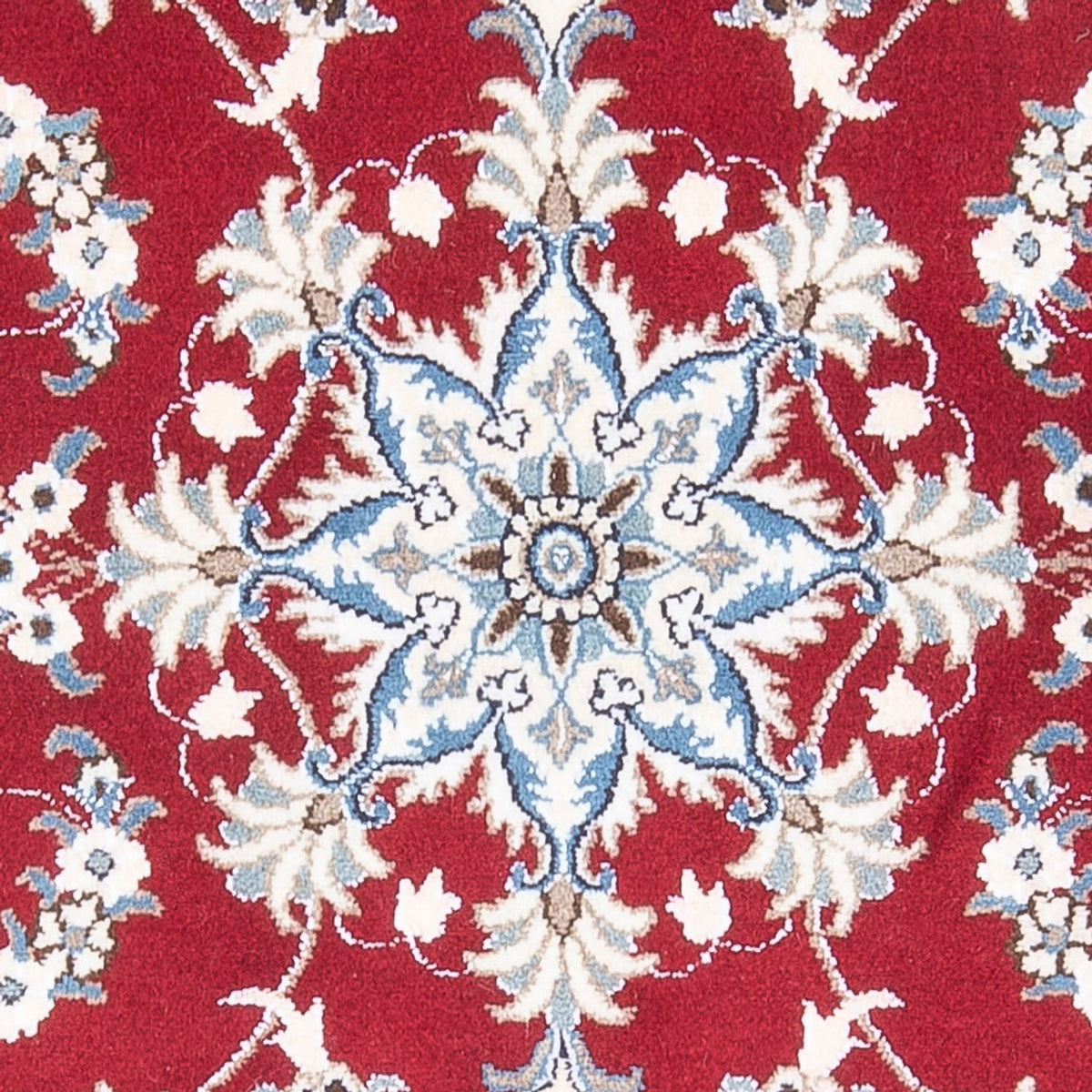 Tapis persan - Nain - 138 x 87 cm - rouge