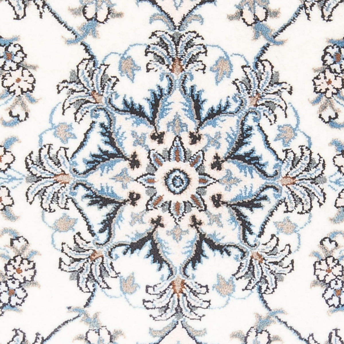 Tapis persan - Nain - 140 x 86 cm - crème