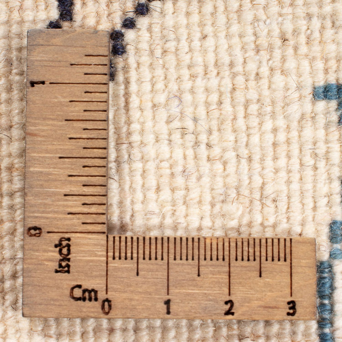 Tapis de couloir Tapis persan - Nain - 392 x 78 cm - crème