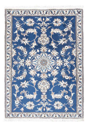 Tapis persan - Nain - 135 x 89 cm - bleu