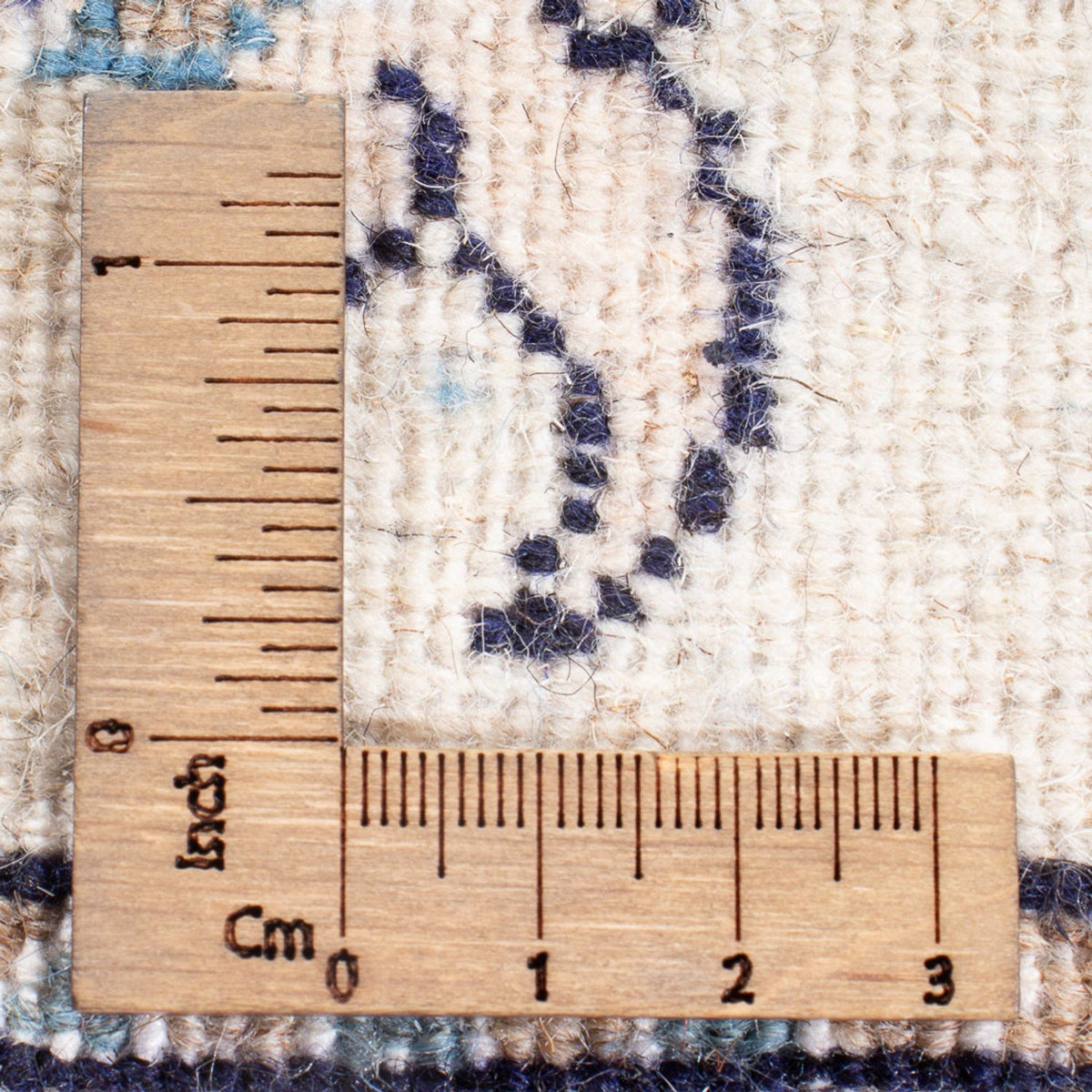 Tapis persan - Nain - 140 x 68 cm - crème