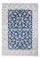 Tapis persan - Nain - 293 x 194 cm - bleu foncé