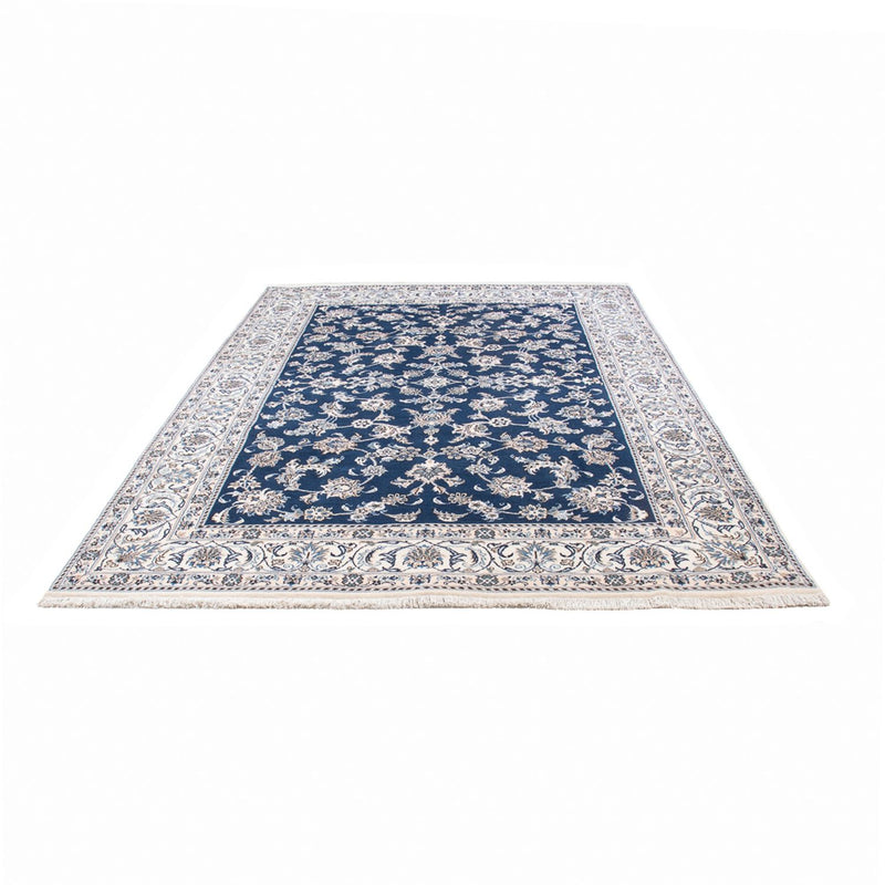 Tapis persan - Nain - 293 x 194 cm - bleu foncé
