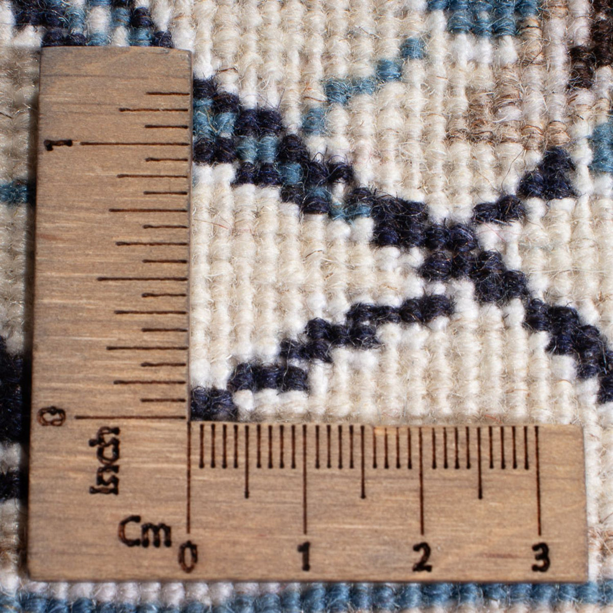 Tapis persan - Nain - 293 x 194 cm - bleu foncé