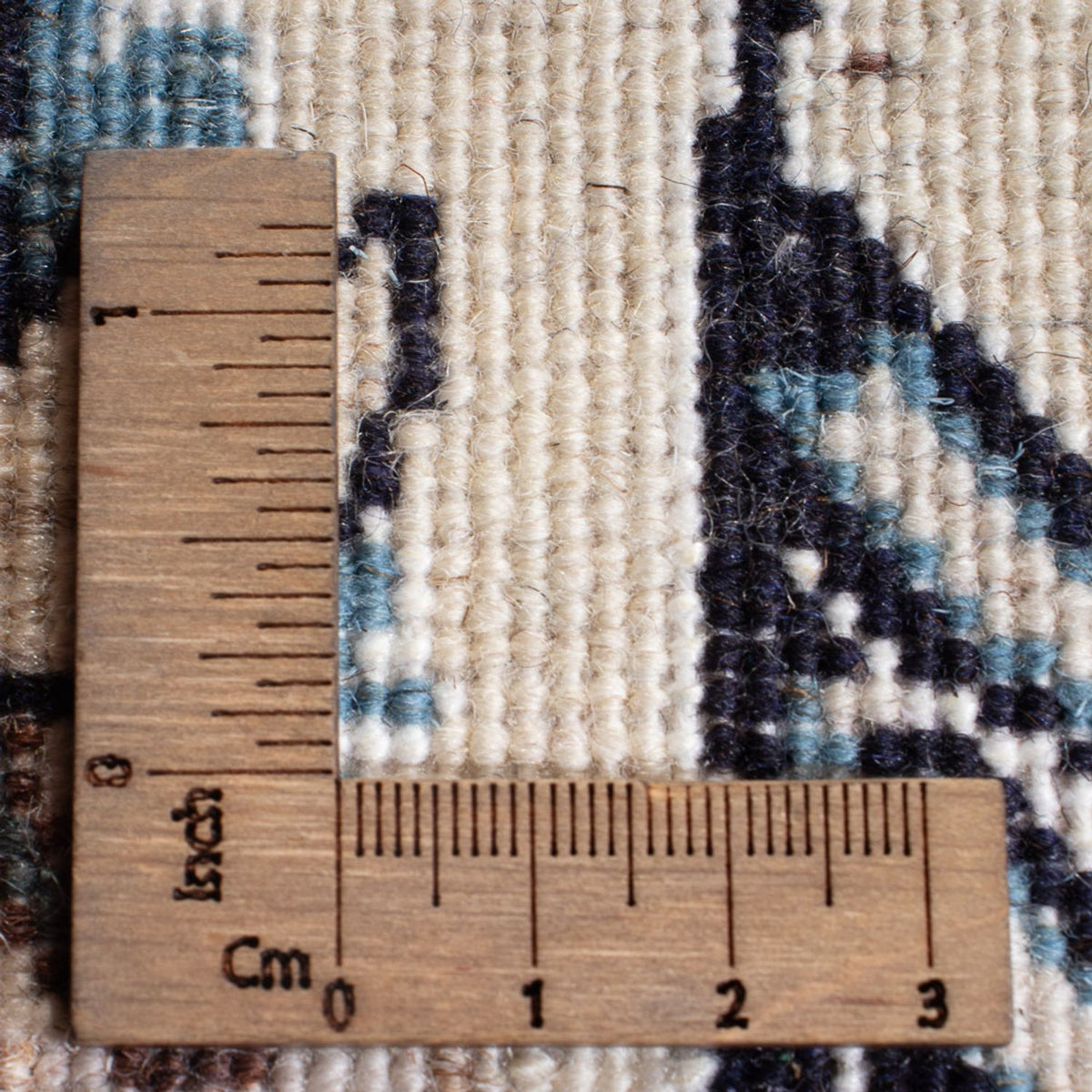 Tapis persan - Nain - 297 x 198 cm - bleu foncé